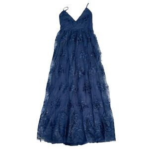 Blue dress size small long dress